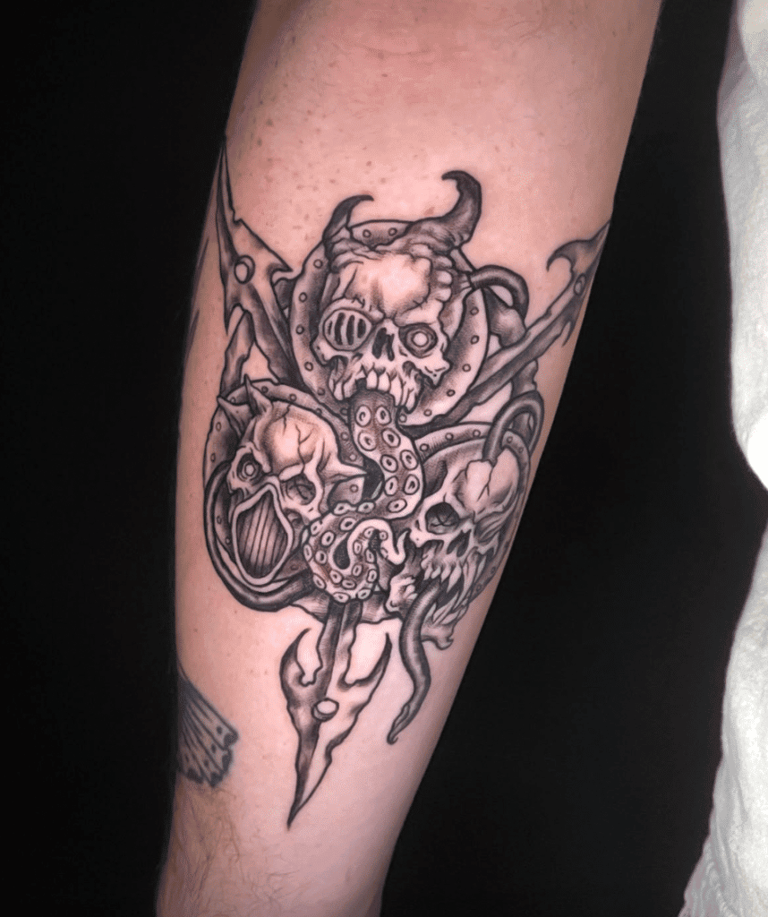 Death Guard Crest Warhammer 40k Tattoo