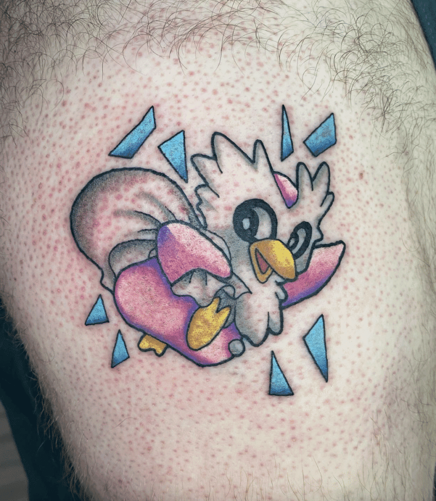 Delibird Johto Pokémon Tattoo