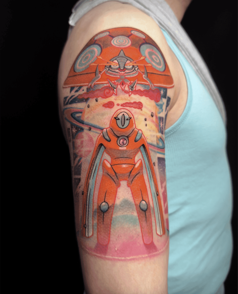Deoxys Card Hoenn Pokémon Tattoo