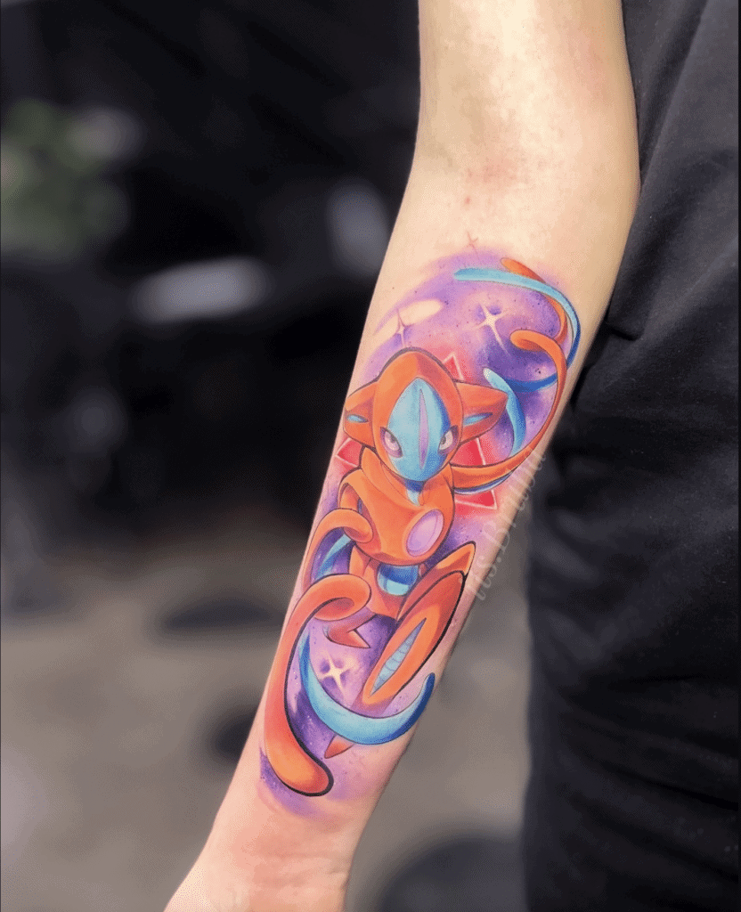 Deoxys Hoenn Pokémon Tattoo