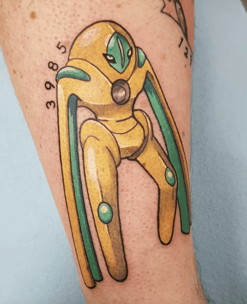 Deoxys Shiny Hoenn Pokémon Tattoo