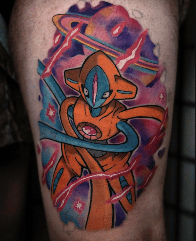 Deoxys Space Hoenn Pokémon Tattoo