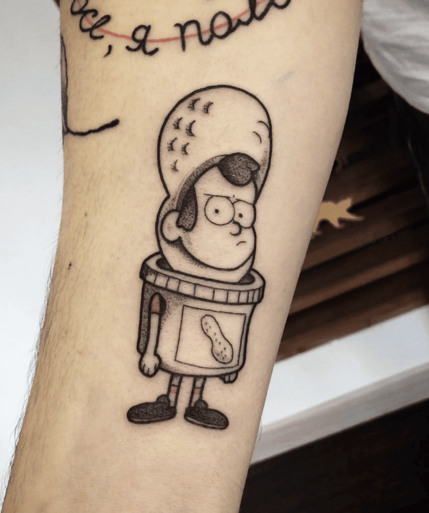 Dipper Peanut Gravity Falls Tattoo