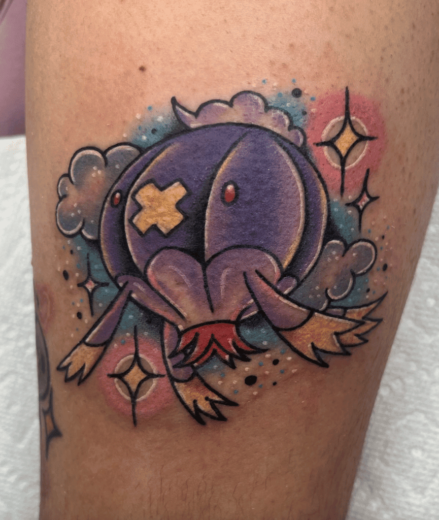 Drifblim Fly Sinnoh Pokémon Tattoo