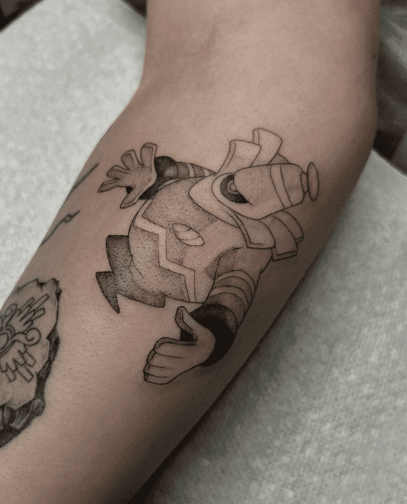 Dusknoir Fly Sinnoh Pokémon Tattoo