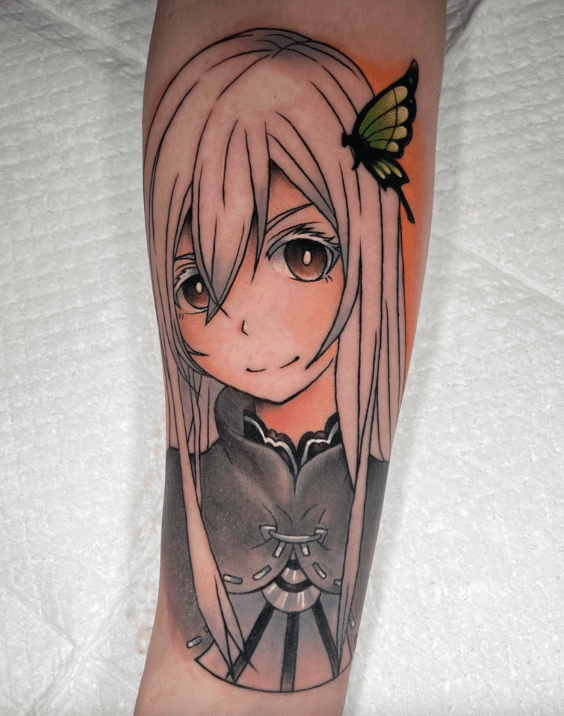 Echidna Colour Re Zero Tattoo