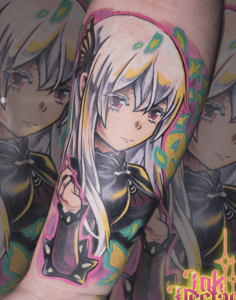 Echidna Cute Re Zero Tattoo