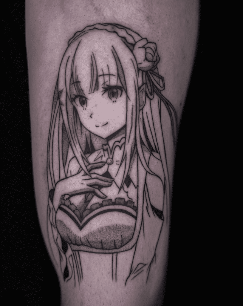Emilia Re Zero Tattoo