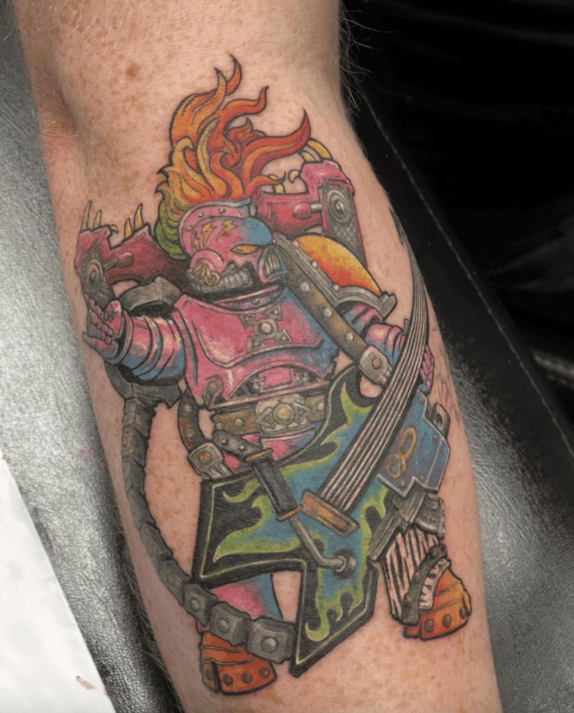 Emperor’s Children Music Warhammer 40k Tattoo