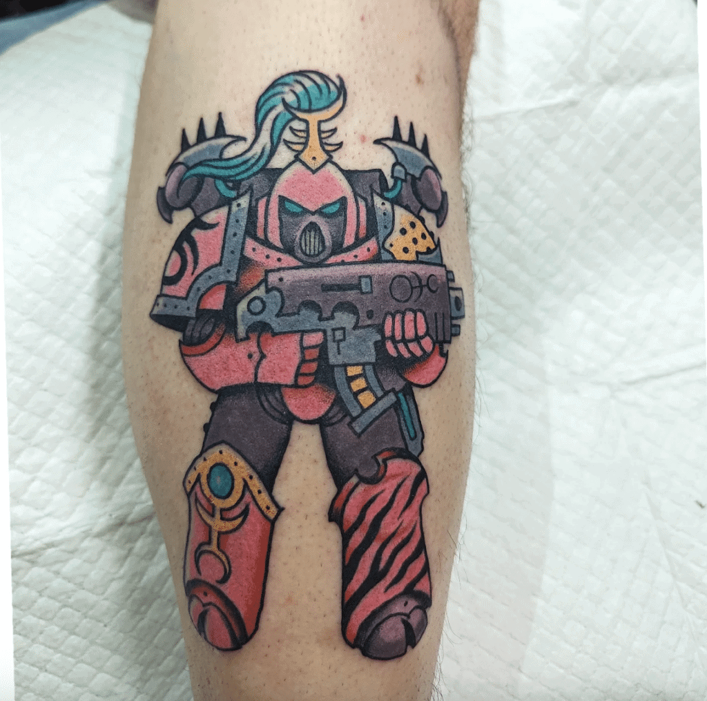 Emperor’s Children Warhammer 40k Tattoo