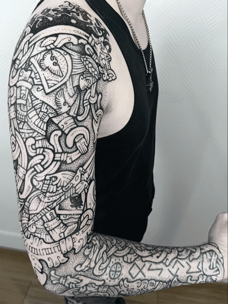 Emporer of Mankind Celtic Warhammer 40k Tattoo