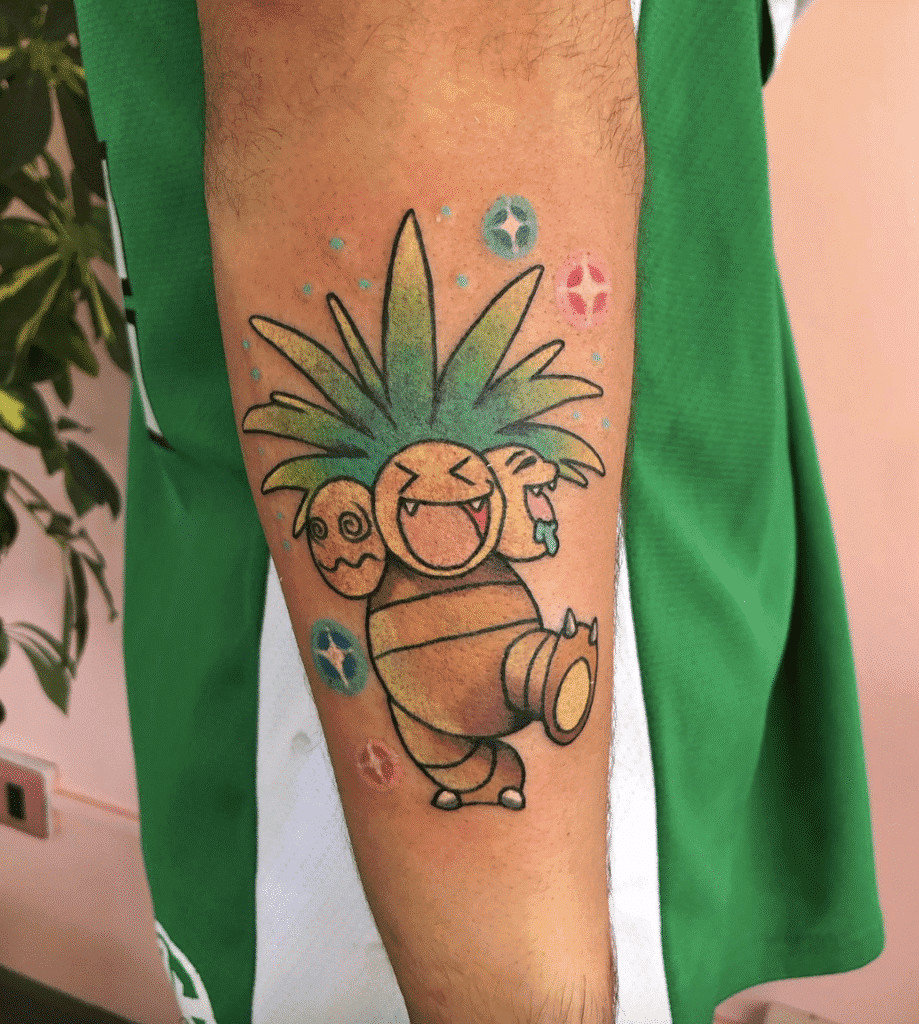 Exeggutor Johto Pokémon Tattoo