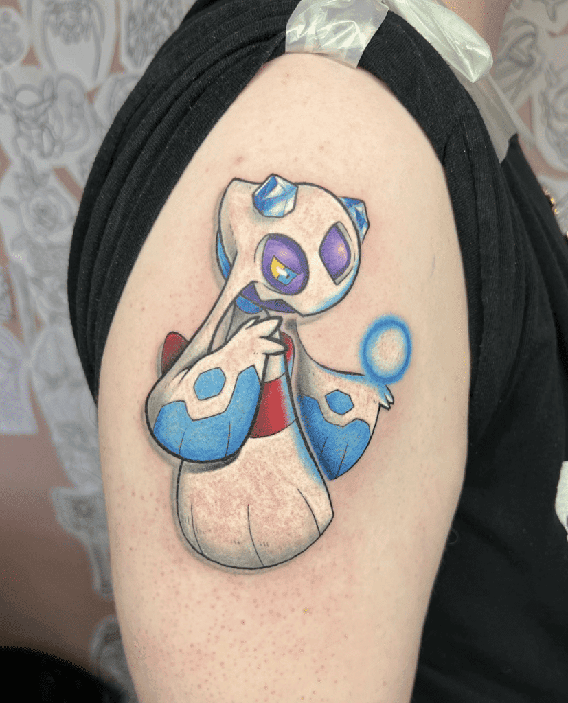 Froslass Ice Sinnoh Pokémon Tattoo