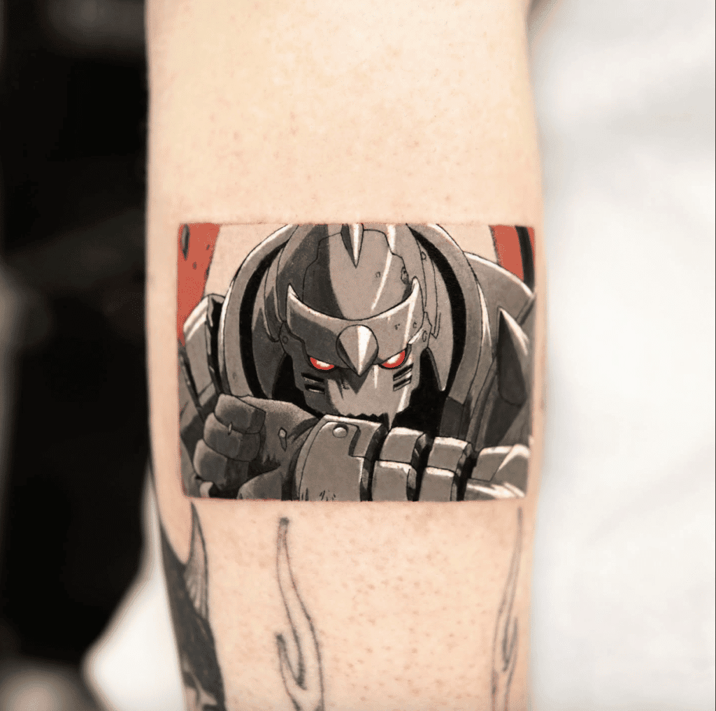 Full Metal Alchemist Brotherhood Alphonse Anime Tattoo