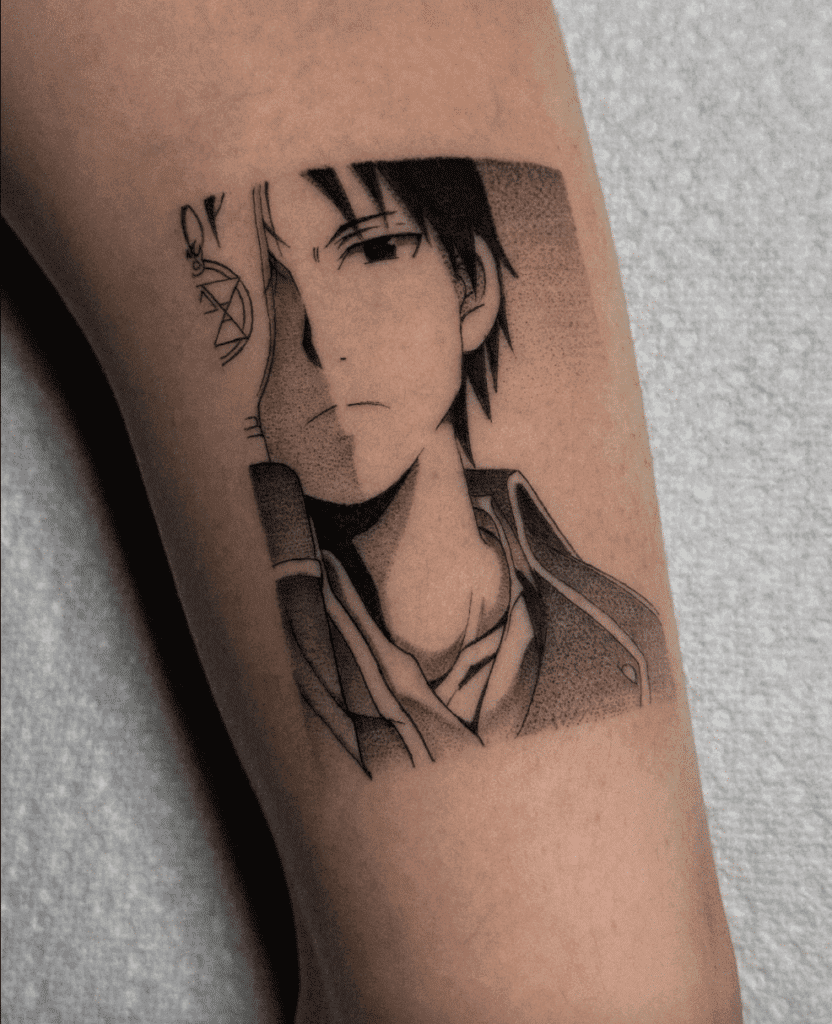 Full Metal Alchemist Brotherhood Anime Tattoo