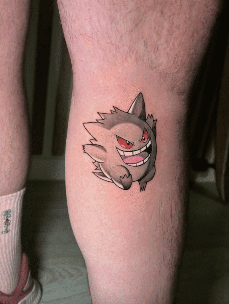 Gengar Johto Pokémon Tattoo