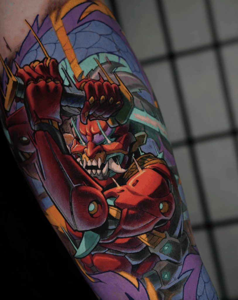 Genji Cyber Overwatch Tattoo