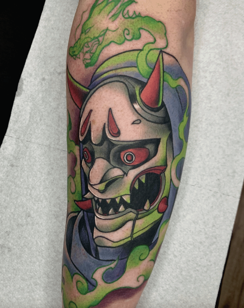Genji Oni Overwatch Tattoo