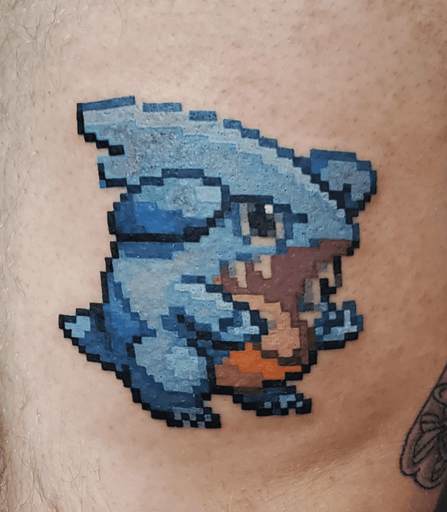Gible Alt Sprite Sinnoh Pokémon Tattoo