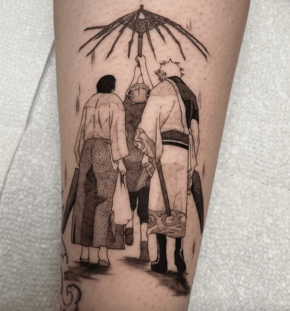 Gintama Gang Anime Tattoo