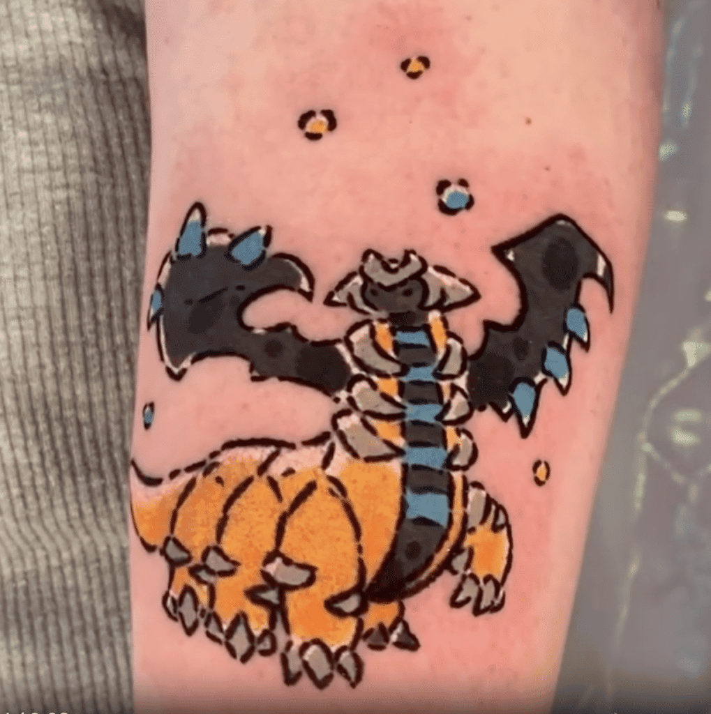 Giratina Shiny Sinnoh Pokémon Tattoo