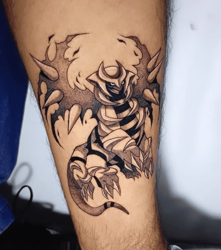 Giratina Sinnoh Pokémon Tattoo