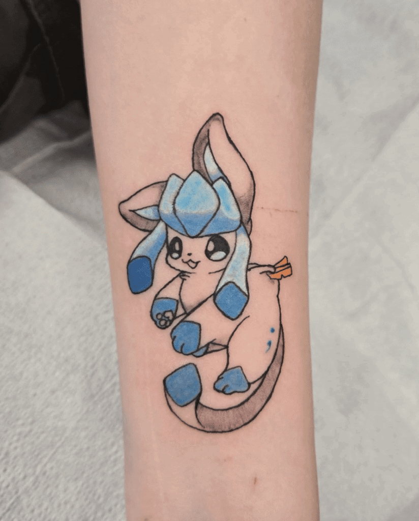 Glaceon Clip Sinnoh Pokémon Tattoo