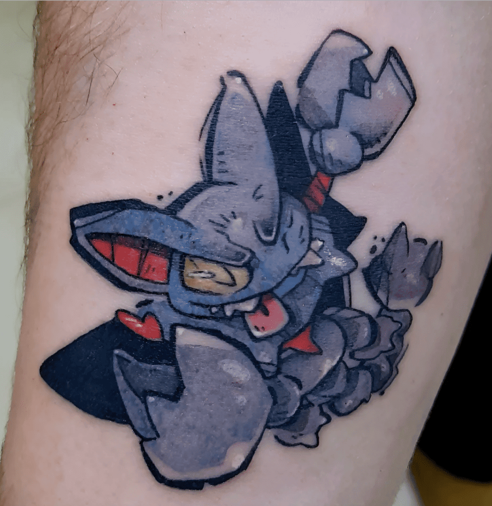 Gliscor Rugged Sinnoh Pokémon Tattoo
