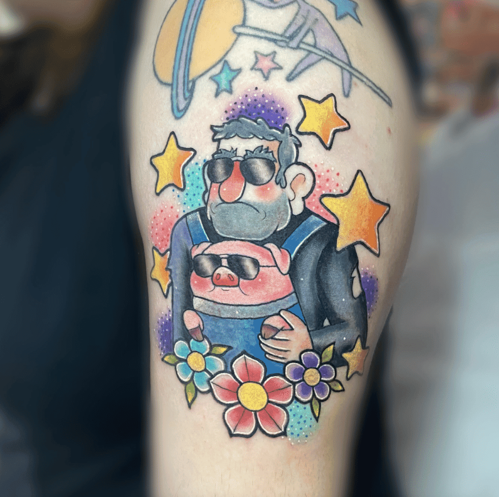 Grunkle Cool Stan Gravity Falls Tattoo
