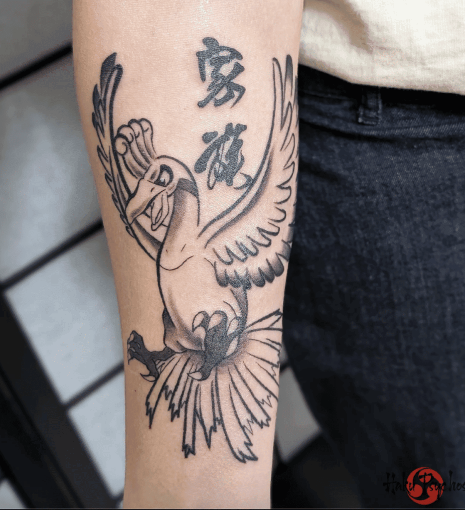 Ho-Oh Johto Pokémon Tattoo