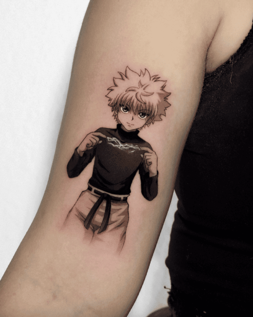 Hunter X Hunter Killua Anime Tattoo