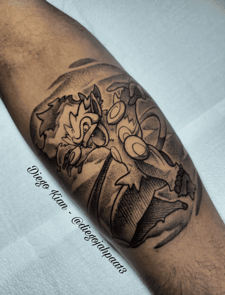 Infernape Jump Sinnoh Pokémon Tattoo