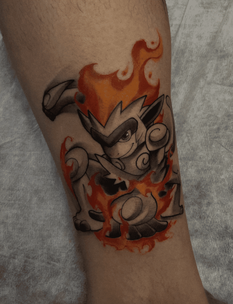 Infernape Sinnoh Pokémon Tattoo