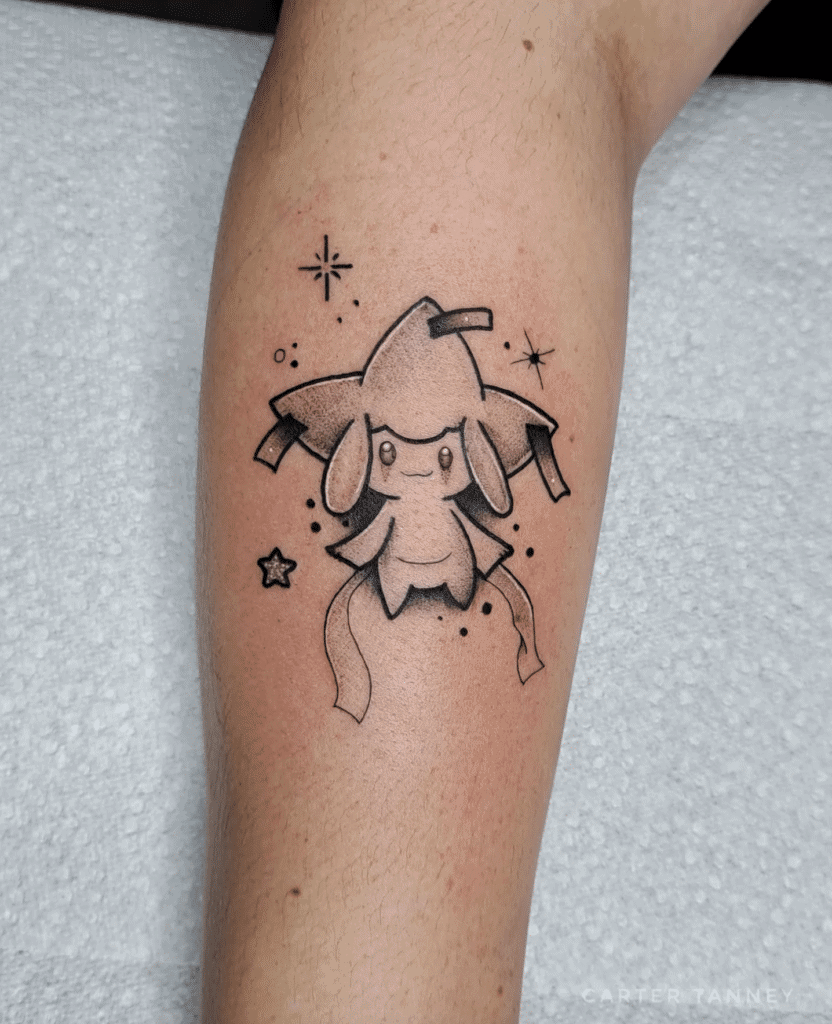 Jirachi Hoenn Pokémon Tattoo