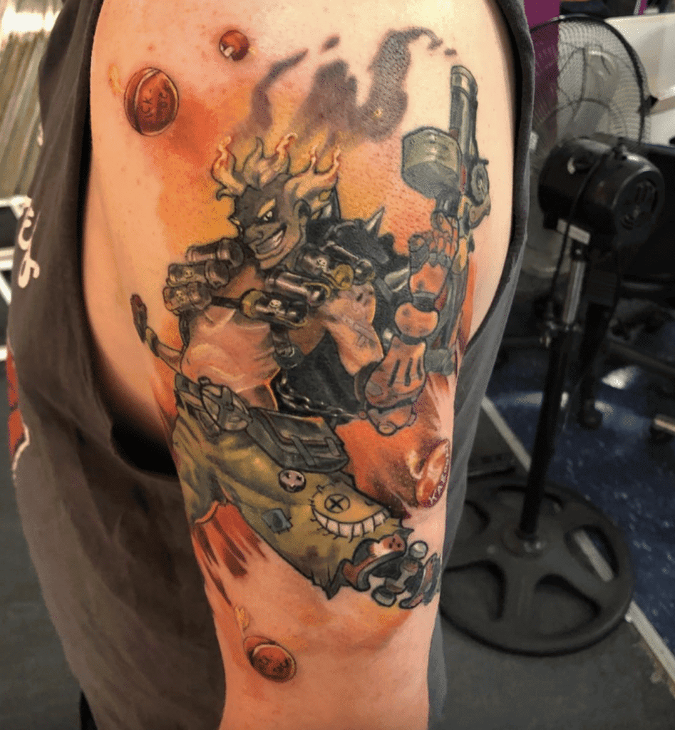 Junkrat Overwatch Tattoo