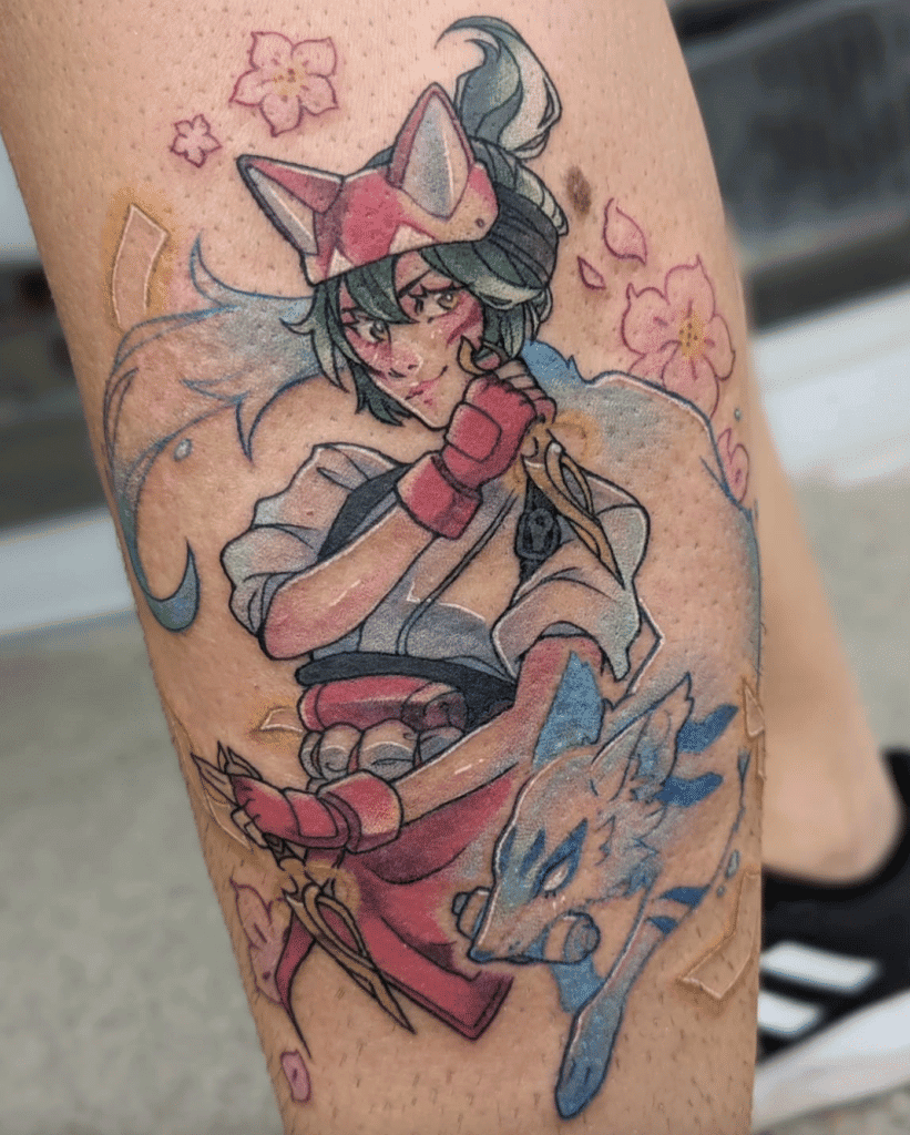Kiriko Cute Overwatch Tattoo