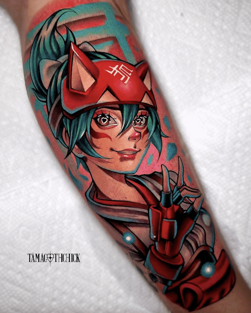 Kiriko Stylish Overwatch Tattoo