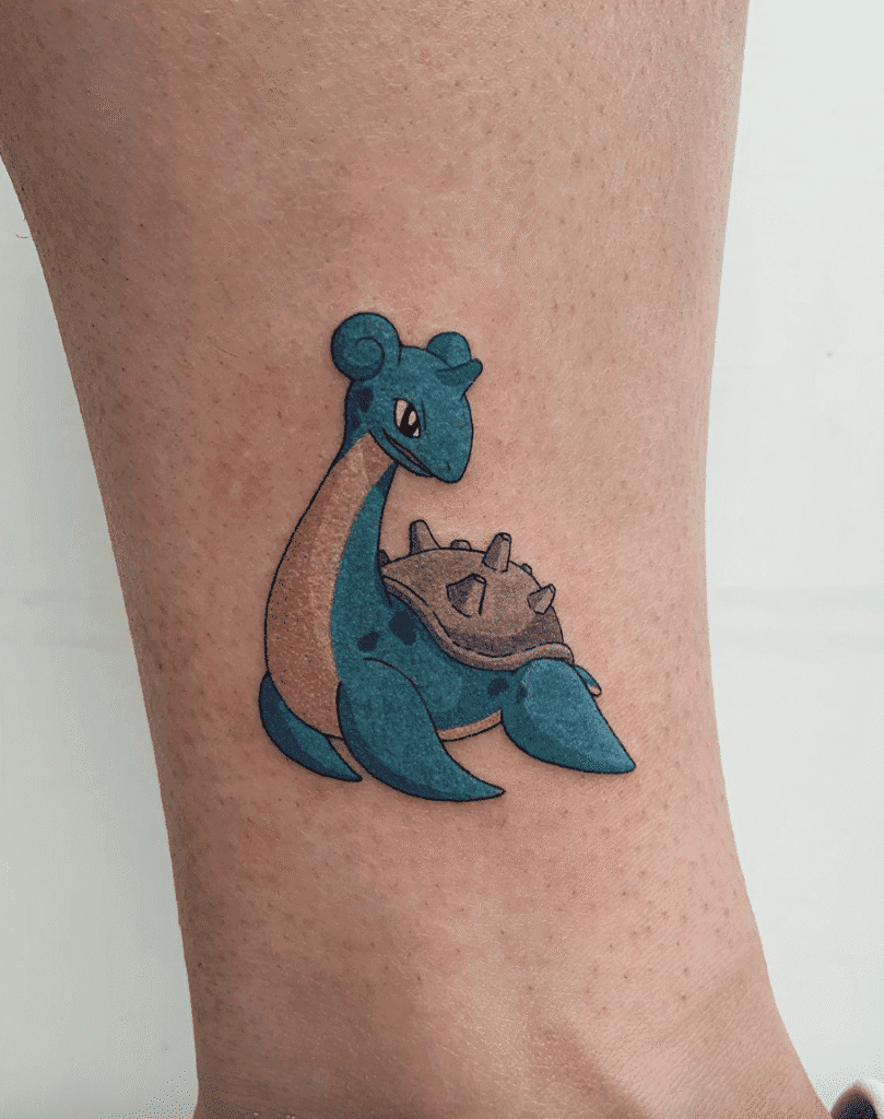 Lapras Johto Pokémon Tattoo