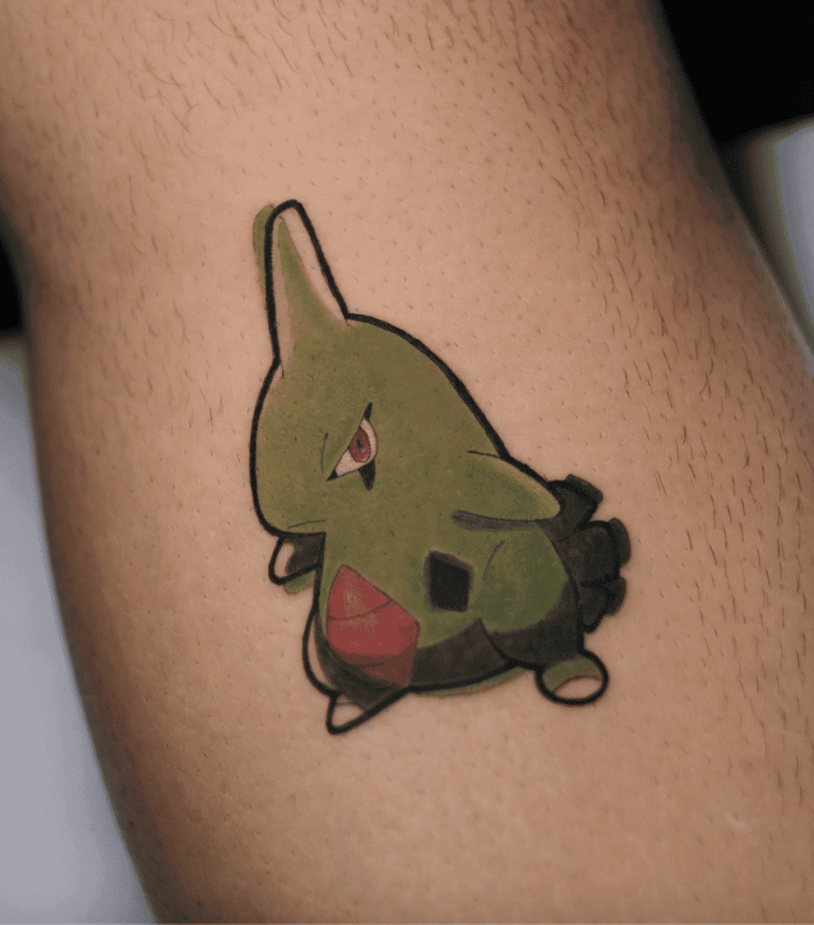 Larvitar Johto Pokémon Tattoo