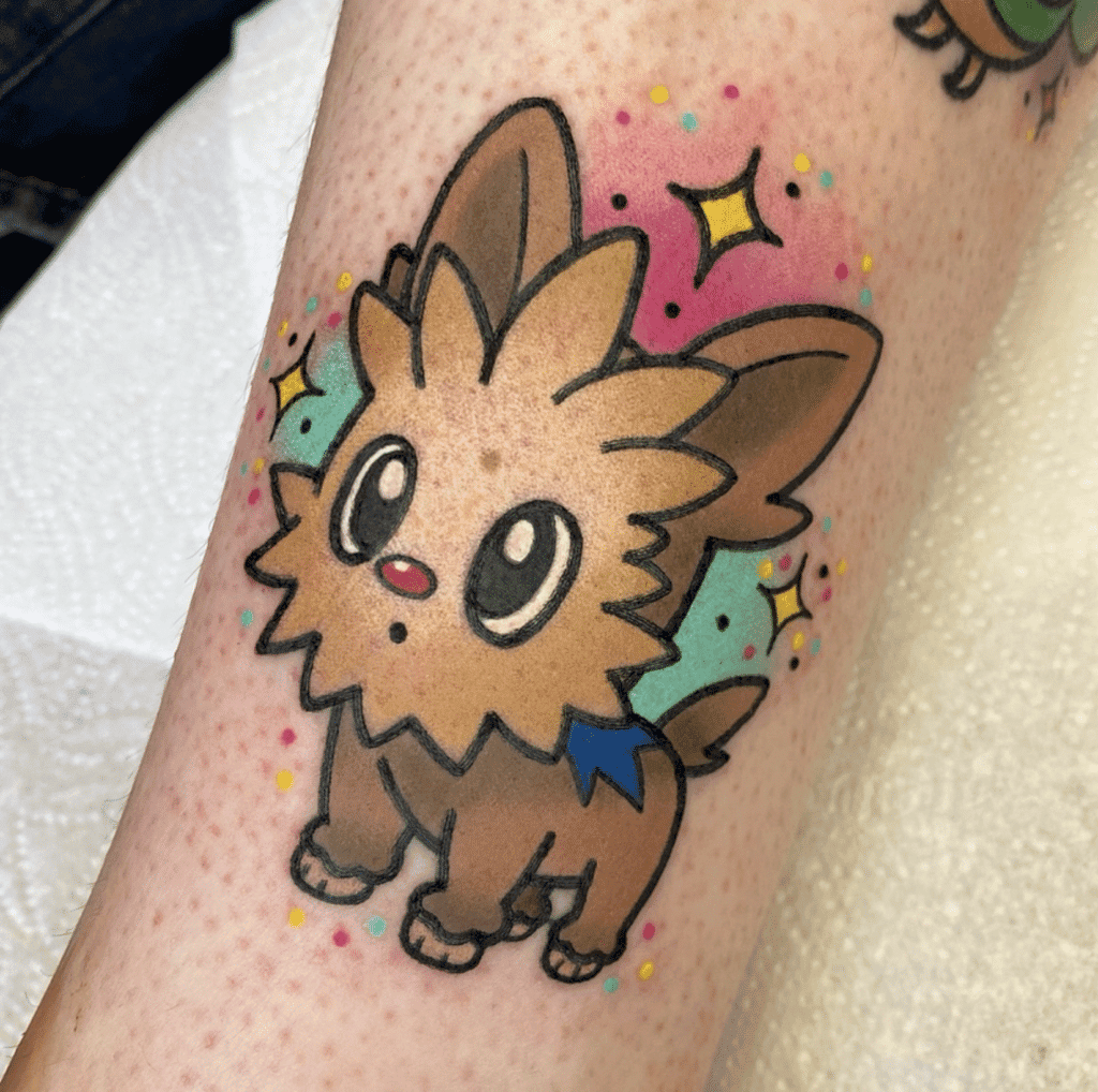 Lillipup Unova Pokémon Tattoo