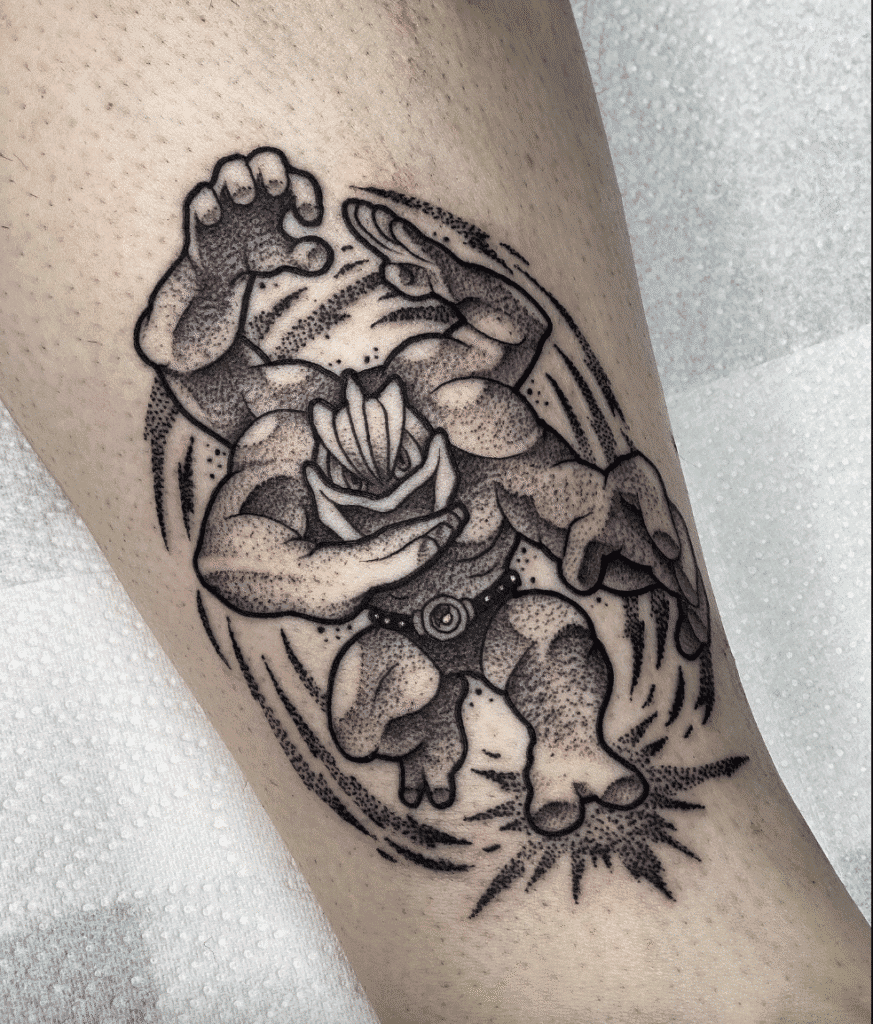 Machamp Johto Pokémon Tattoo