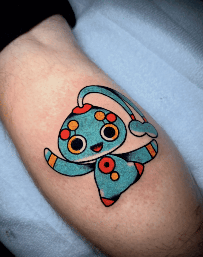 Manaphy Mexico Sinnoh Pokémon Tattoo