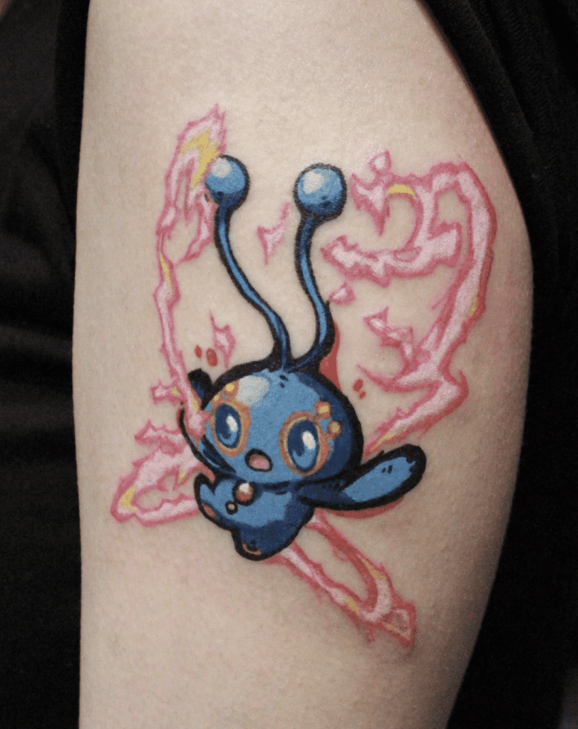 Manaphy Power Sinnoh Pokémon Tattoo