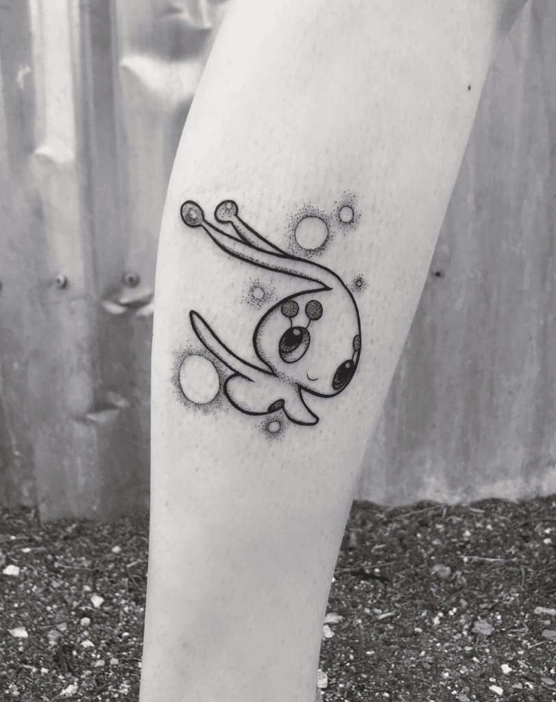 Manaphy Sinnoh Pokémon Tattoo