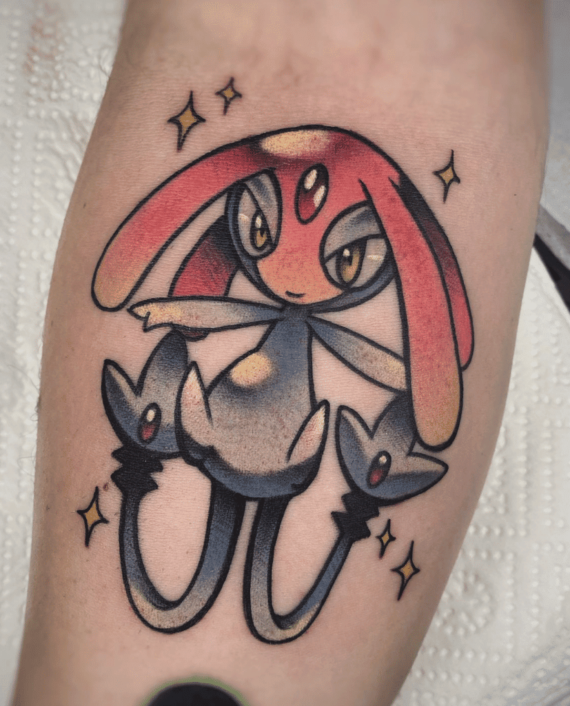 Mesprit Cute Sinnoh Pokémon Tattoo