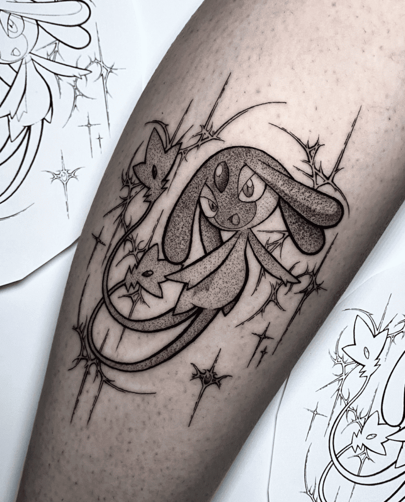 Mesprit Sinnoh Pokémon Tattoo