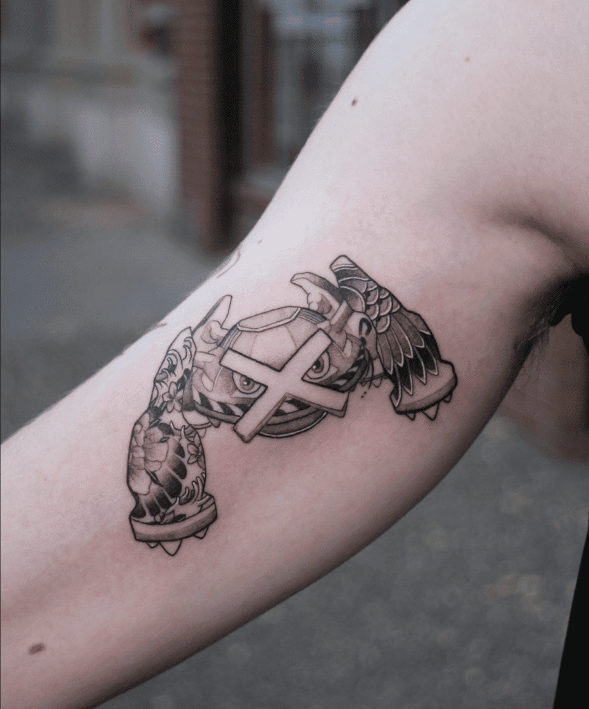 Metagross Alt Hoenn Pokémon Tattoo