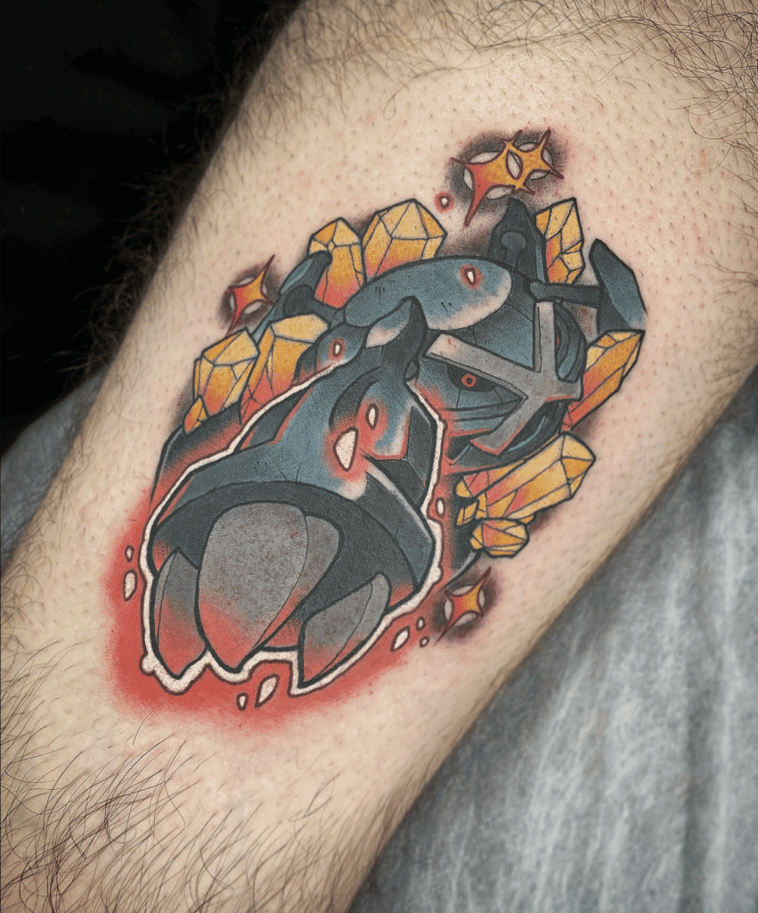 Metagross Power Hoenn Pokémon Tattoo