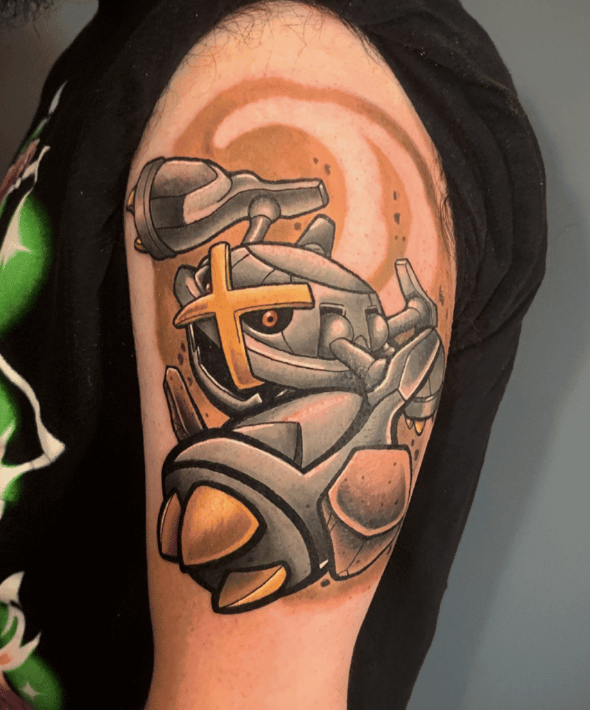 Metagross Punch Hoenn Pokémon Tattoo