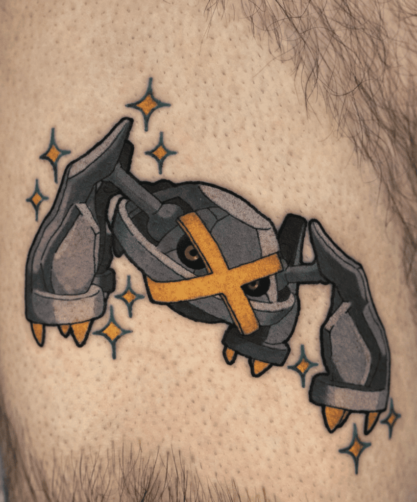 Metagross Shiny Hoenn Pokémon Tattoo